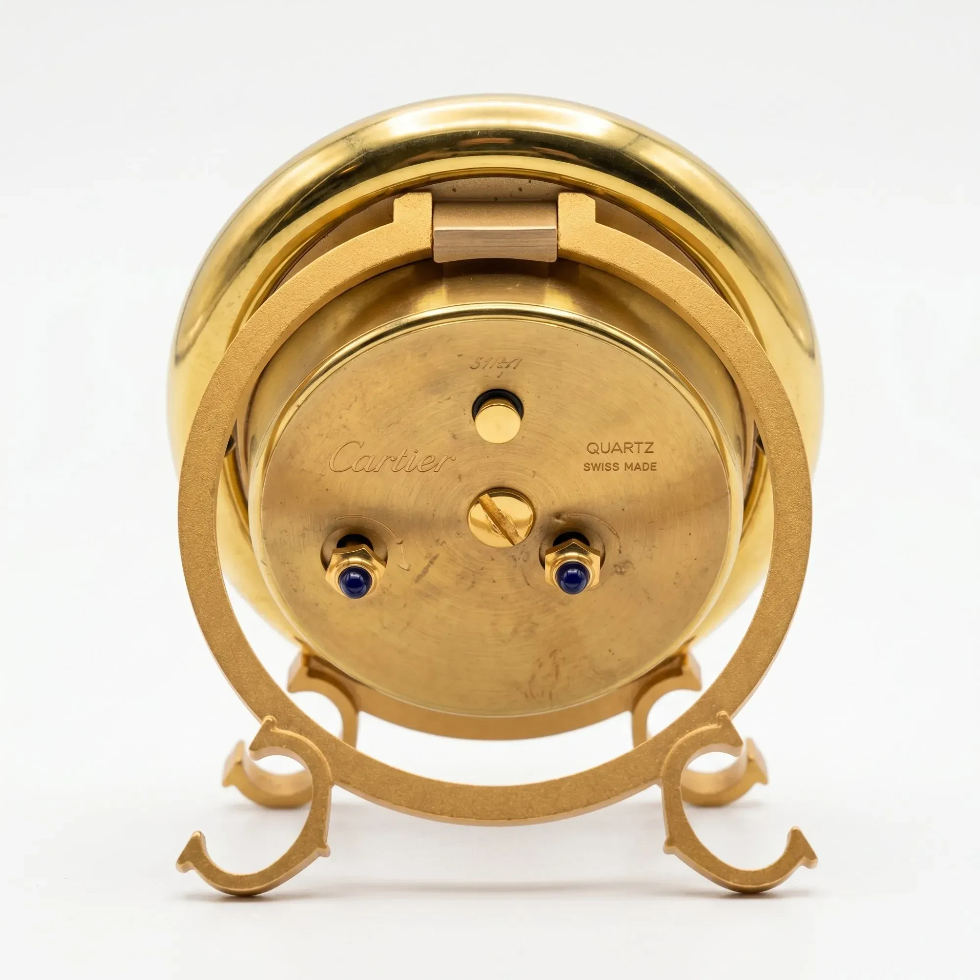 Cartier · Desk Clock with Travel Pouch - View 3