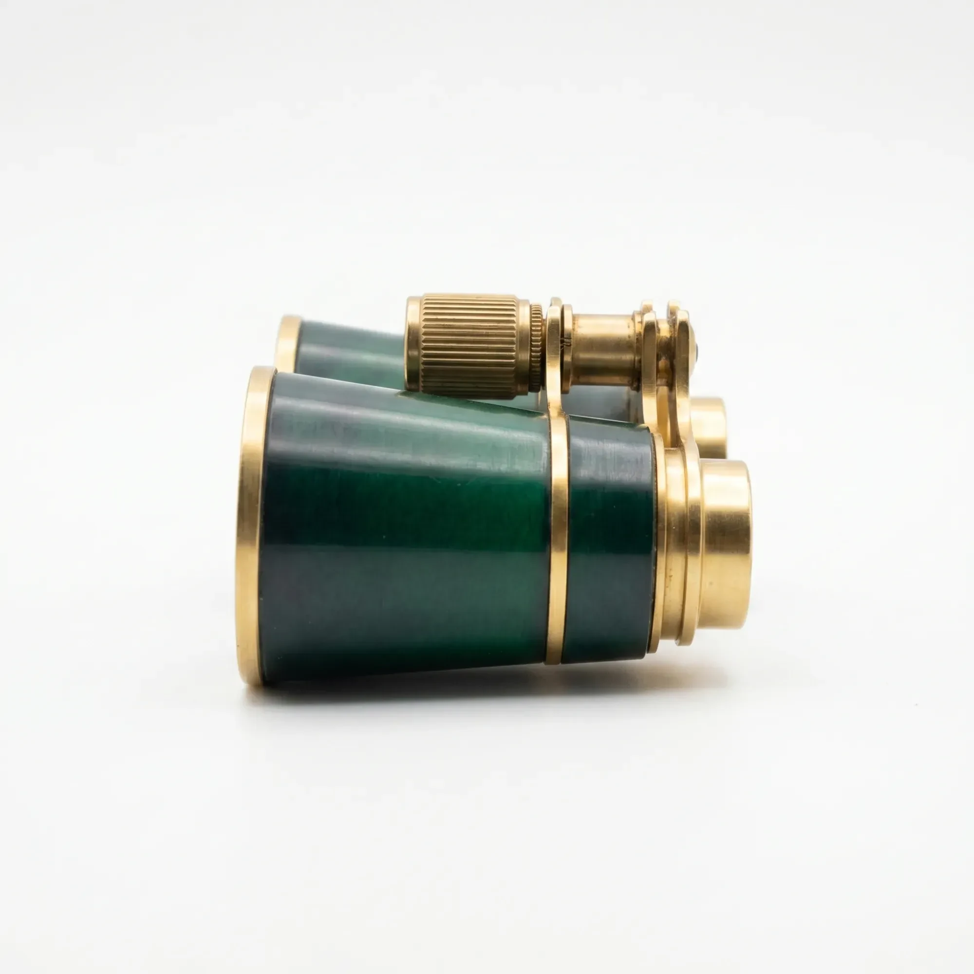 Rolex · Opera Glasses · Green Lacquer & Gilt · With Original Rolex Pouch · 1970s - View 3