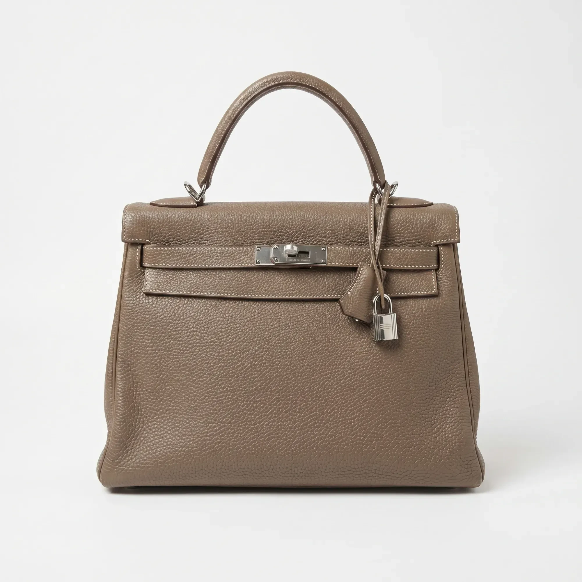 Hermès Hermès · Kelly Retourné 32 · Étoupe · Togo · Palladium Hardware · 2007