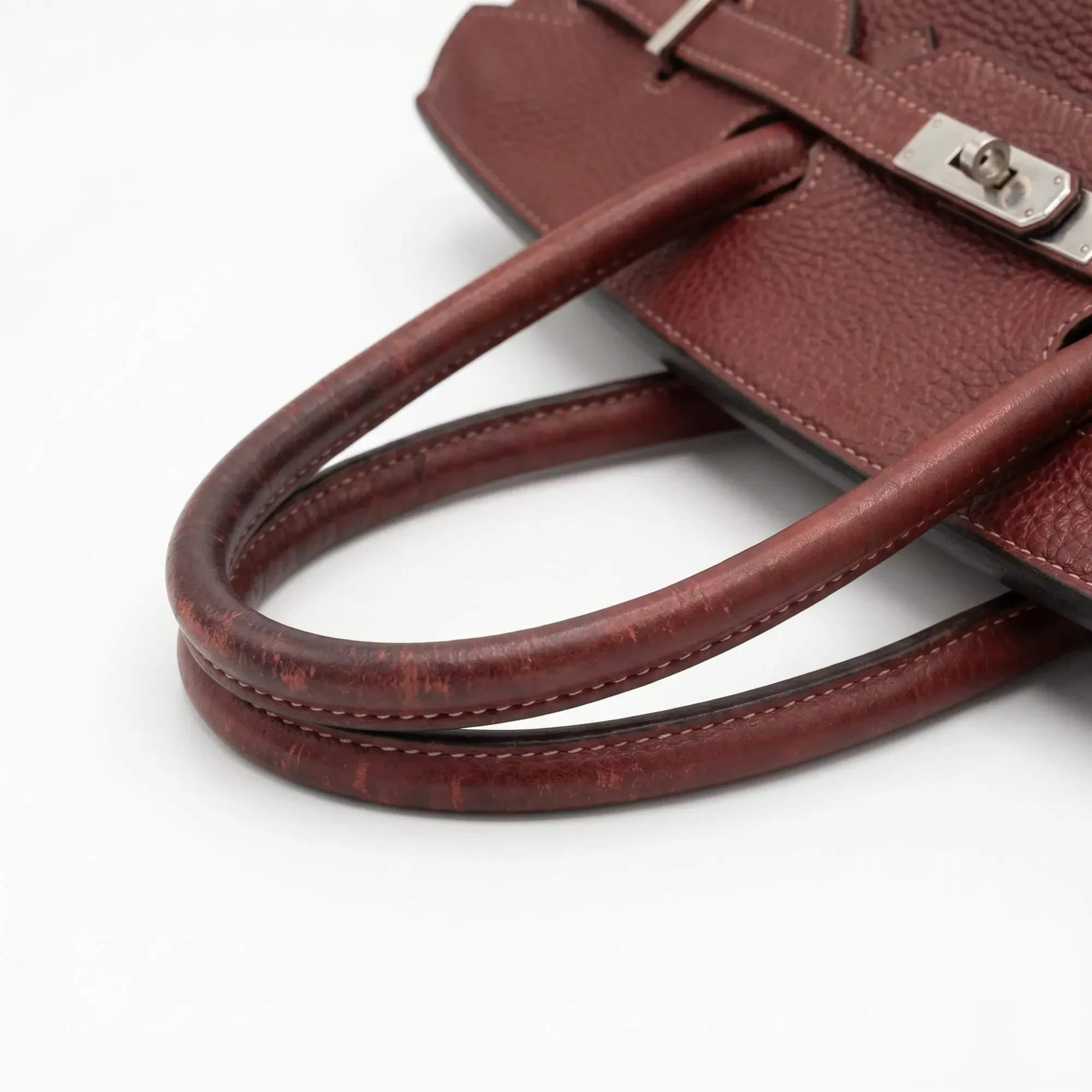 Hermès · Birkin 35 · Rouge H · Togo · Palladium Hardware · 2008 - View 4