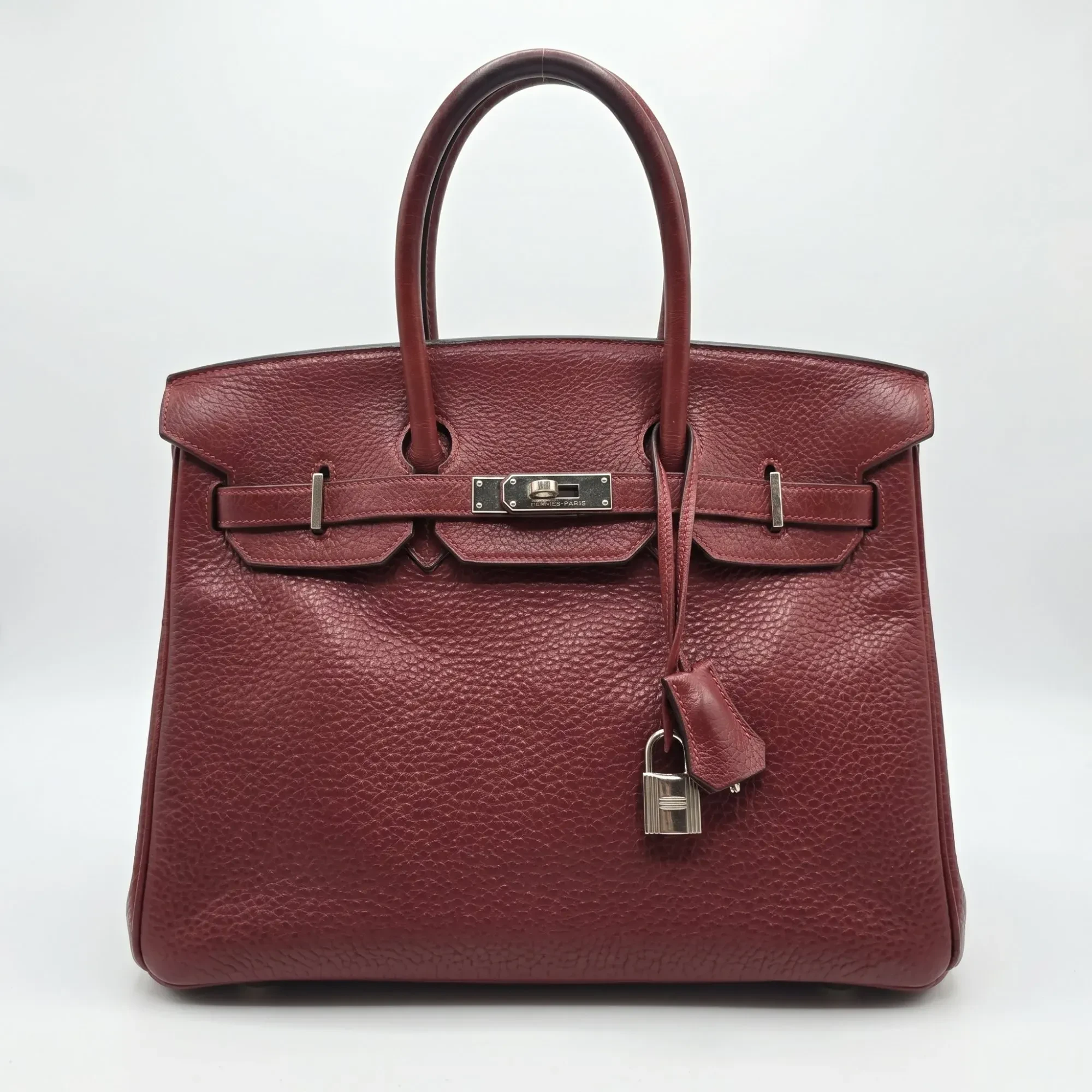 Hermès Hermès · Birkin 35 · Rouge H · Togo · Palladium Hardware · 2008
