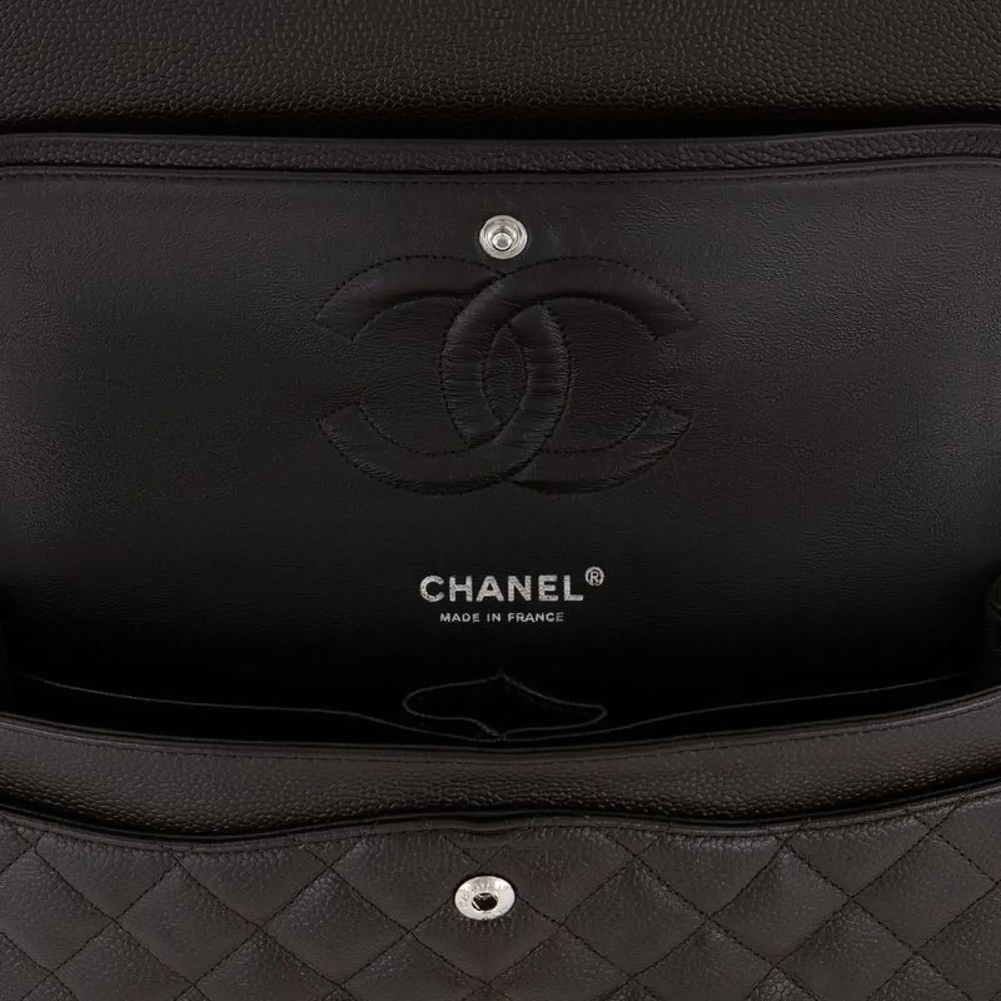 Chanel · Classic Flap · Black Lambskin · Silver Hardware · 2006 - View 5