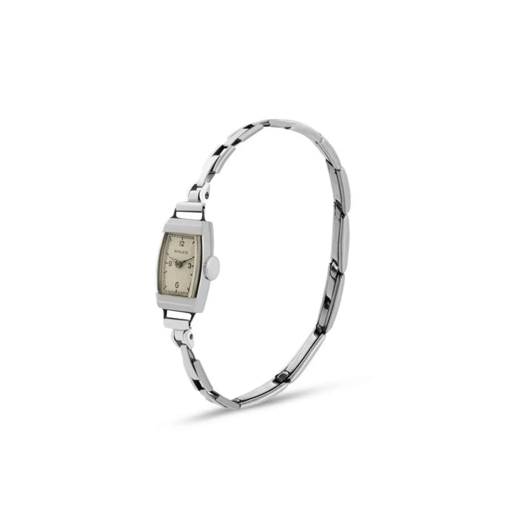 Rolex · Lady's Art Deco Dress Watch · Steel · Tonneau Case · Ref. 2622 · 1930s - View 3
