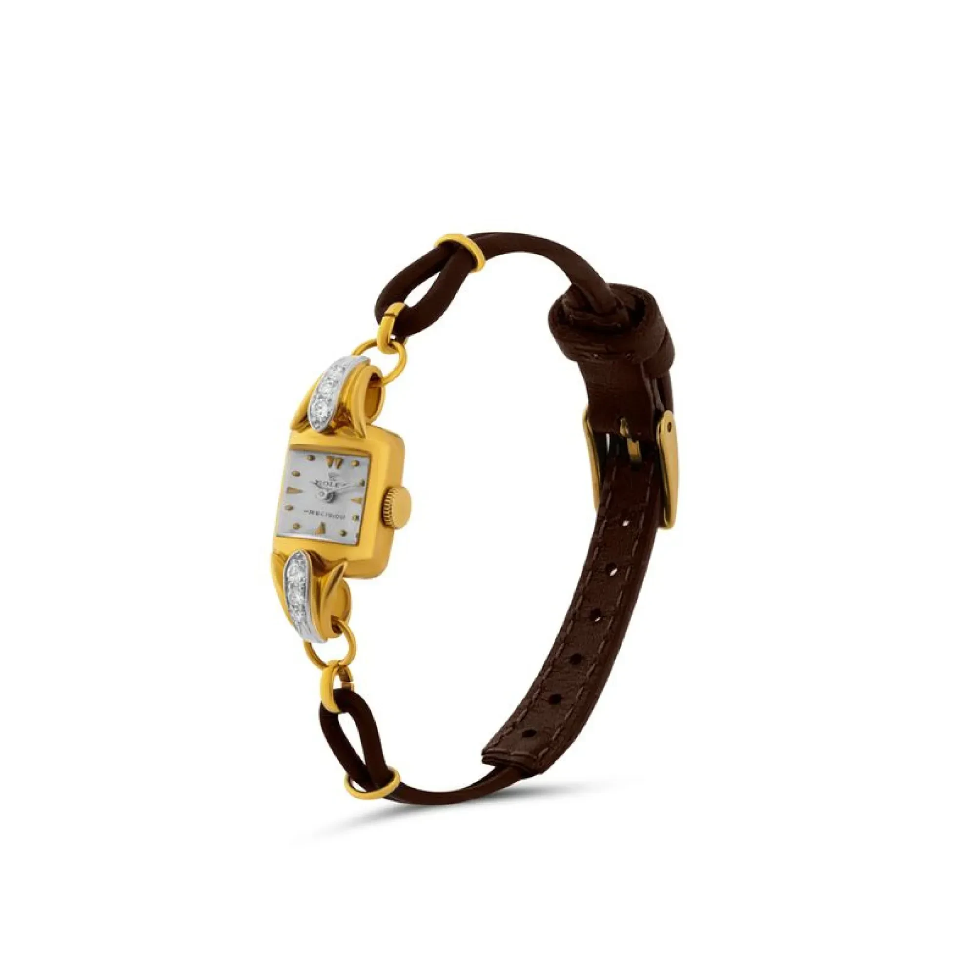 Rolex · Lady's Precision Cocktail · 18k Gold · Diamond-Set Lugs · Ref. 4551 · 1950s - View 3