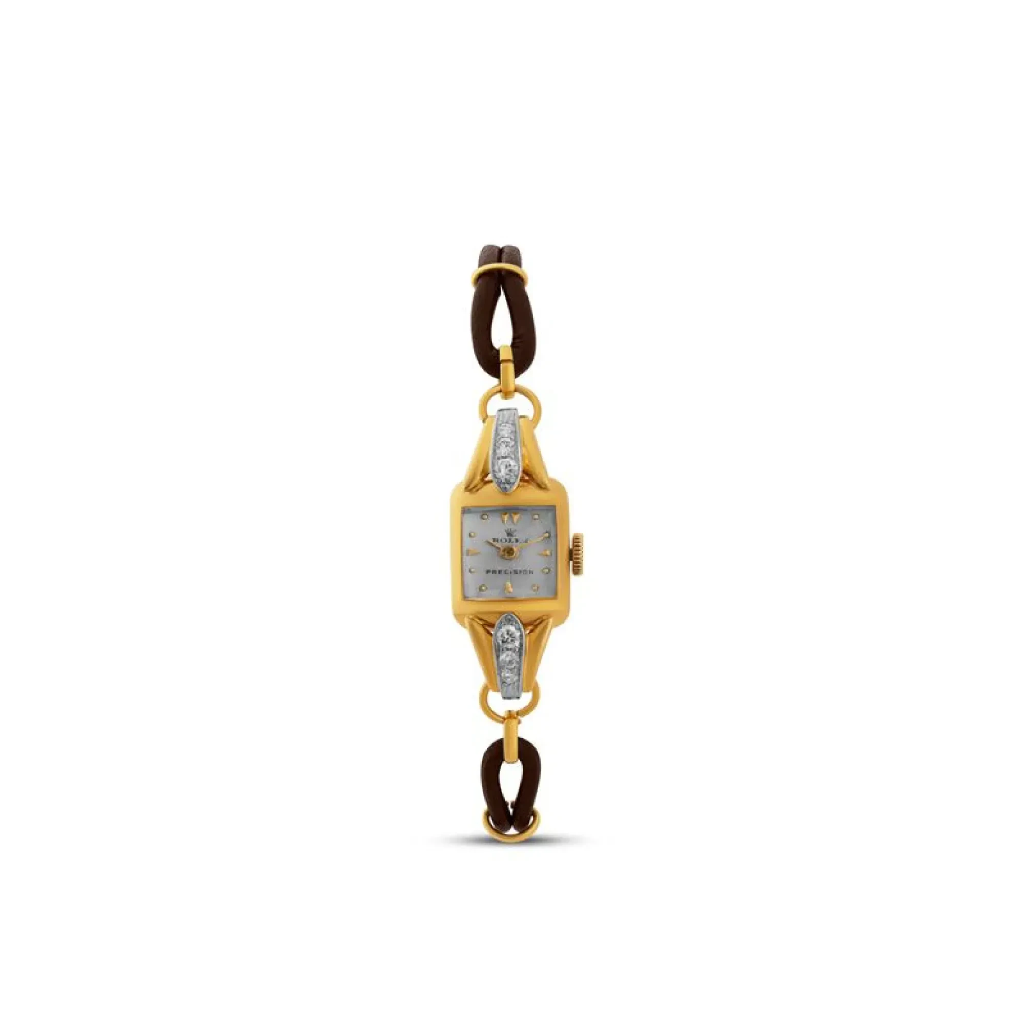 Rolex Rolex · Lady's Precision Cocktail · 18k Gold · Diamond-Set Lugs · Ref. 4551 · 1950s