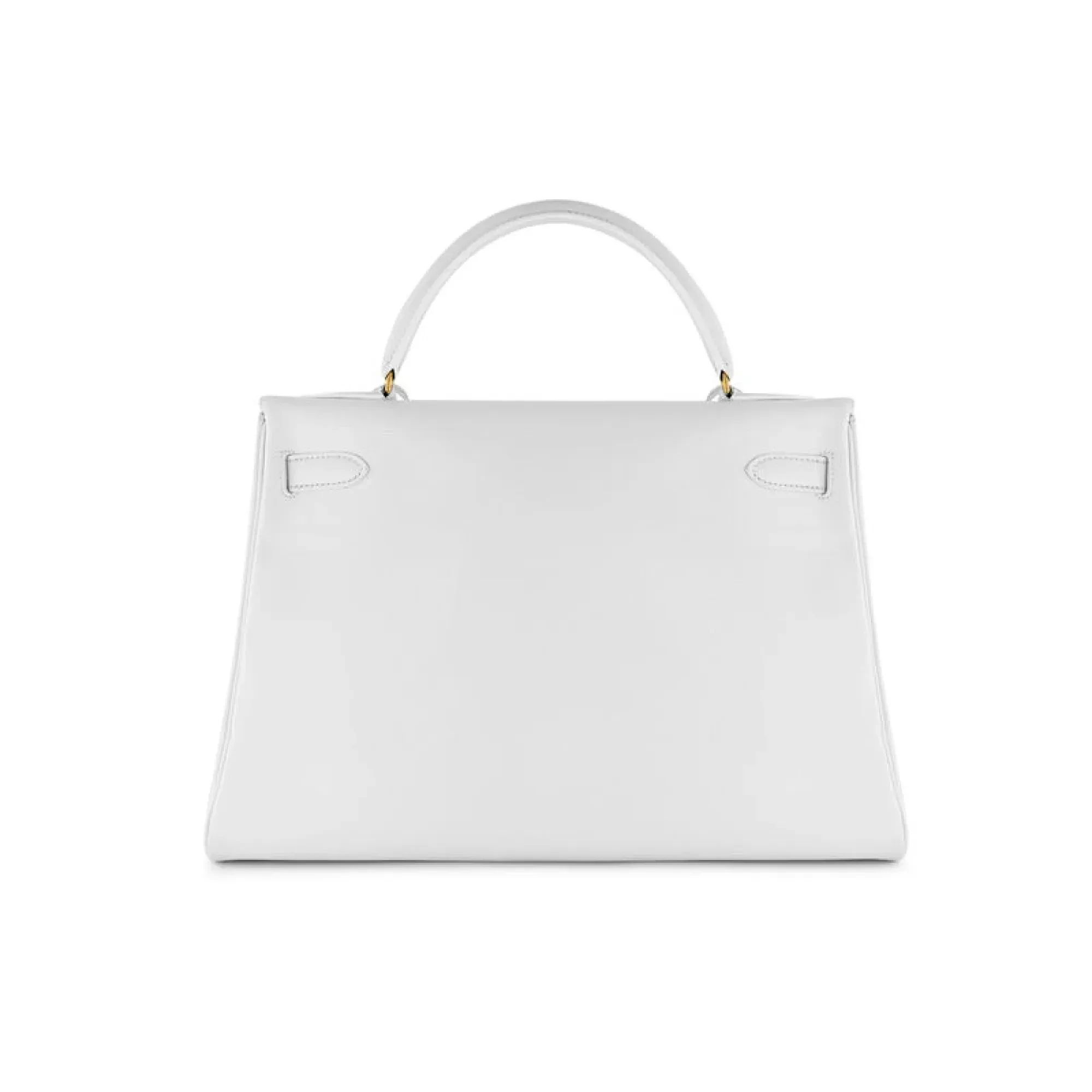 Hermès · Kelly Retourné 32 · White · Gold Hardware · 1984 - View 3