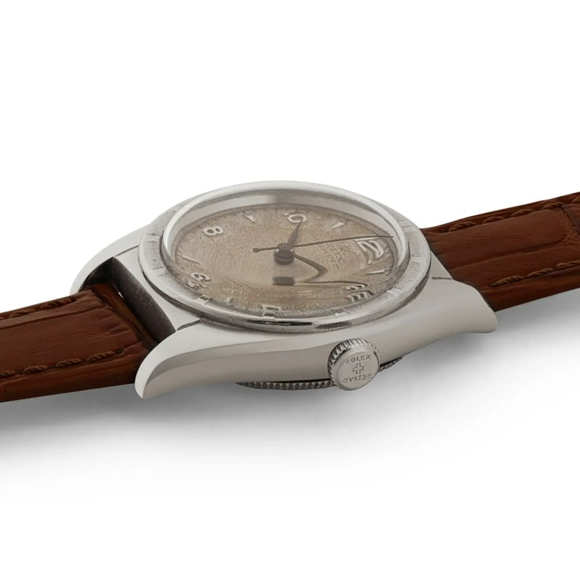 Rolex · Oyster Perpetual 'Bubbleback' · Stainless Steel · Tropical Arabic Dial · Ref. 5015 · 1949 - View 4