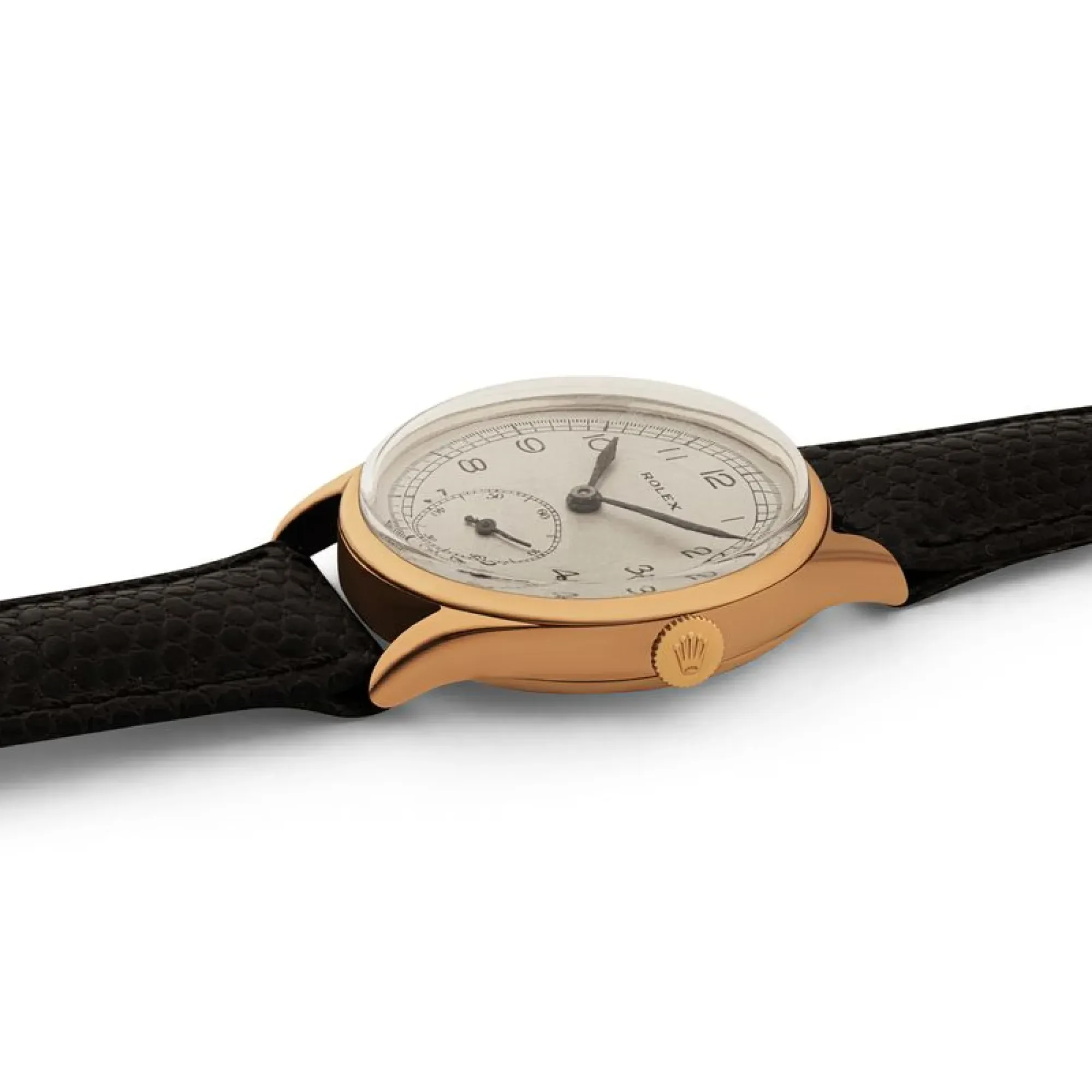 Rolex · Chronometer · 9ct Gold · Cream Arabic Dial · 1940s - View 4