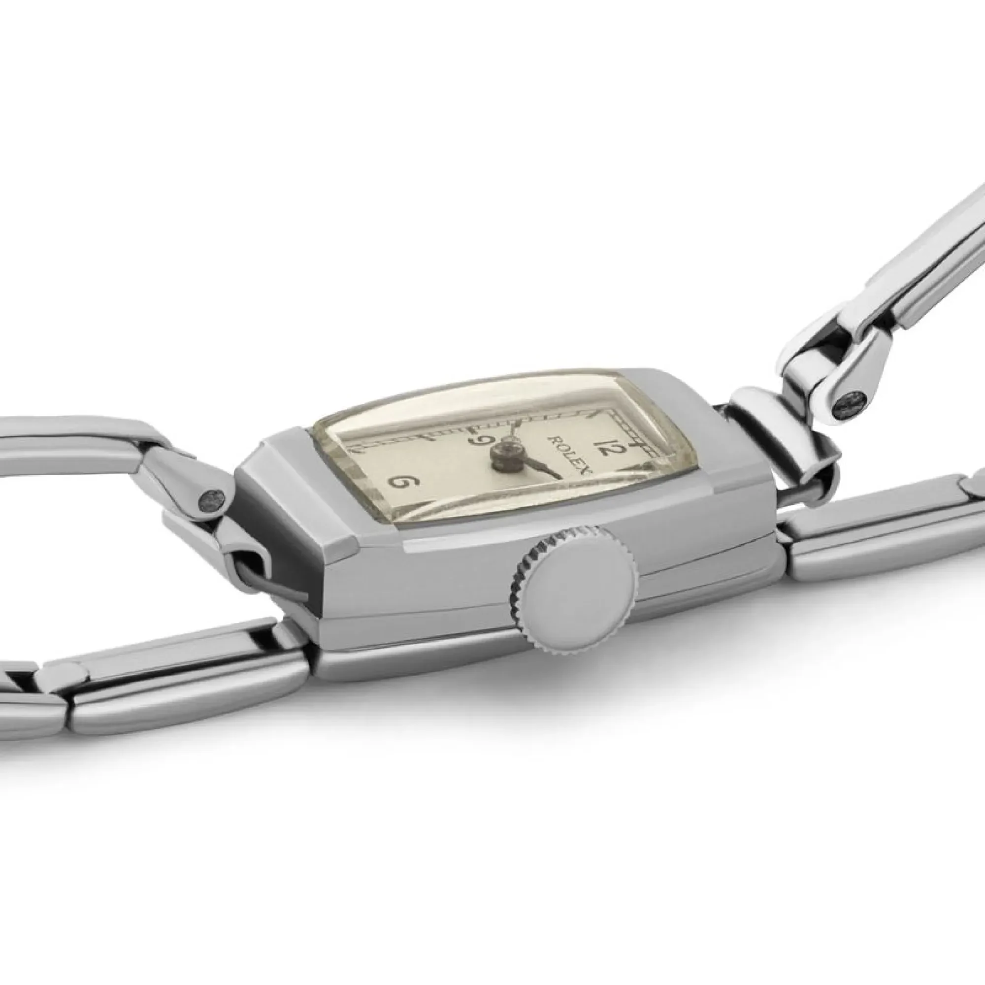 Rolex · Lady's Art Deco Dress Watch · Steel · Tonneau Case · Ref. 2622 · 1930s - View 4
