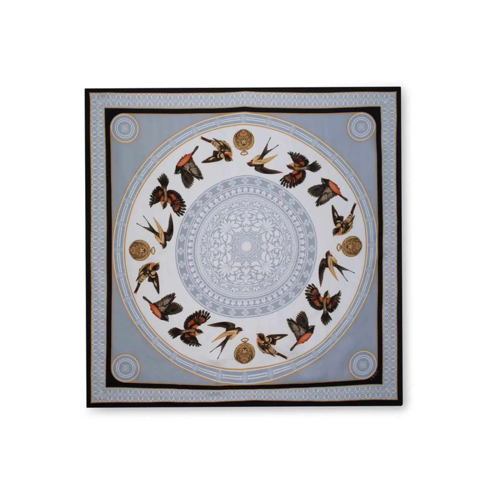 Patek Philippe Patek Philippe × Ermenegildo Zegna · 'Birds in Flight' Silk Scarf · Limited Edition · 1999